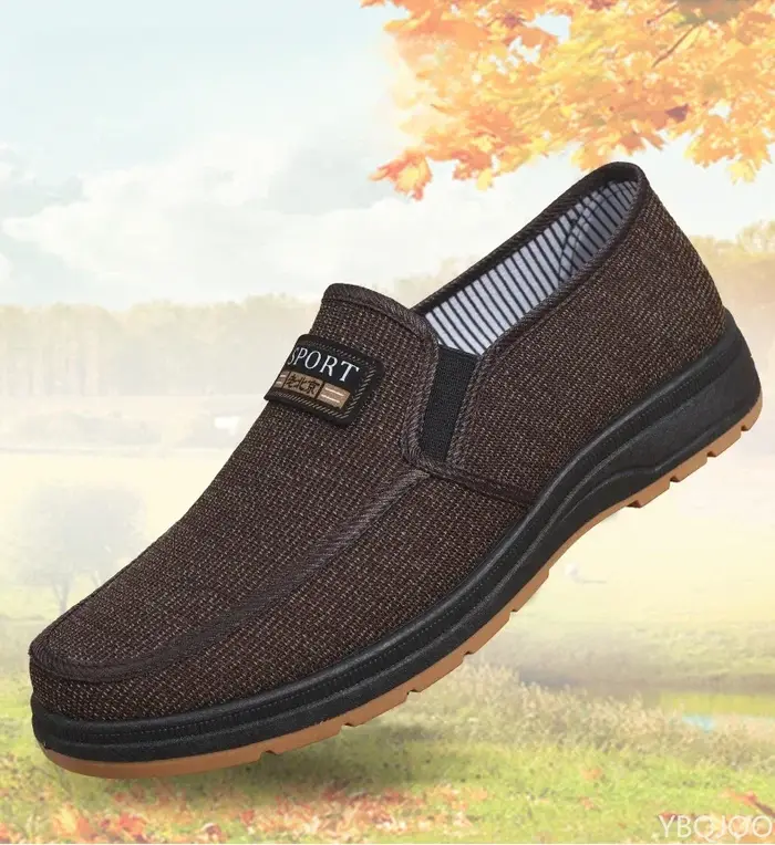 Printemps automne hommes chaussures décontractées chaussure de marche respirant