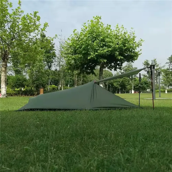 Tente de bivouac personnelle pour une personne, légère, tente pour une personne avec sac de transport, tente tunnel, pluie, 1.3kg