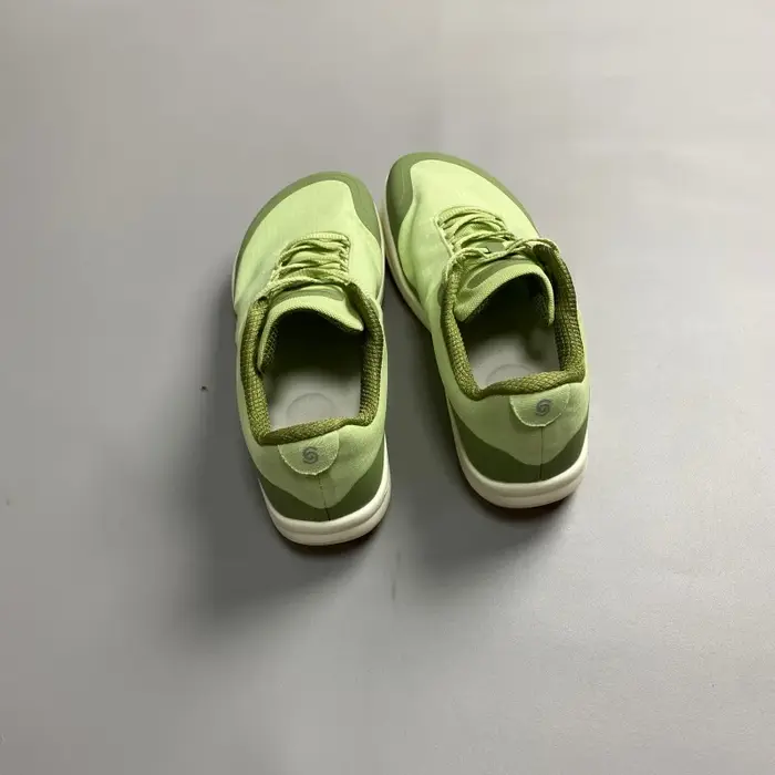 Chaussures de sport d'extérieur vert clair grande taille à semelle large