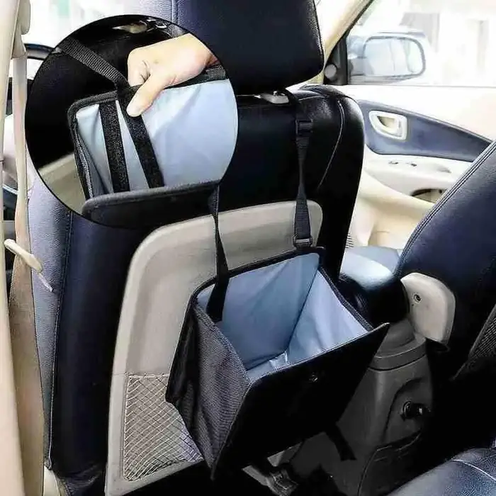 Poubelle de voiture compacte et étanche
