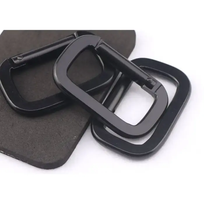 Mousqueton carré en alliage d'aluminium durable