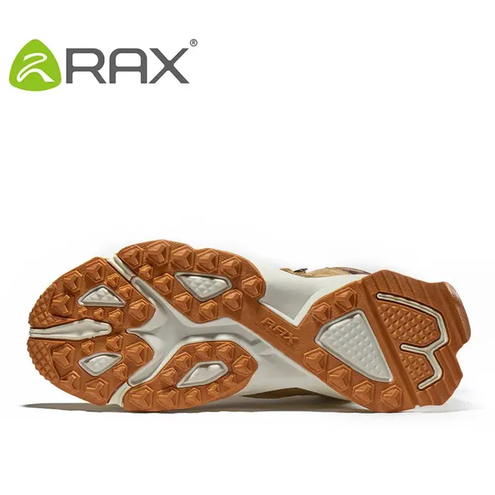 RAX hommes chaussures de randonnée mi-haut imperméable en plein air Sneaker
