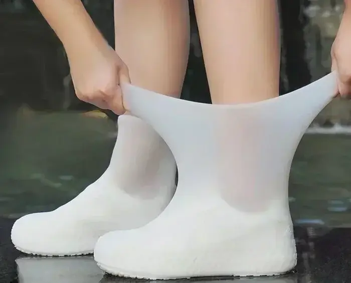 Couvre-chaussures de pluie imperméables réutilisables