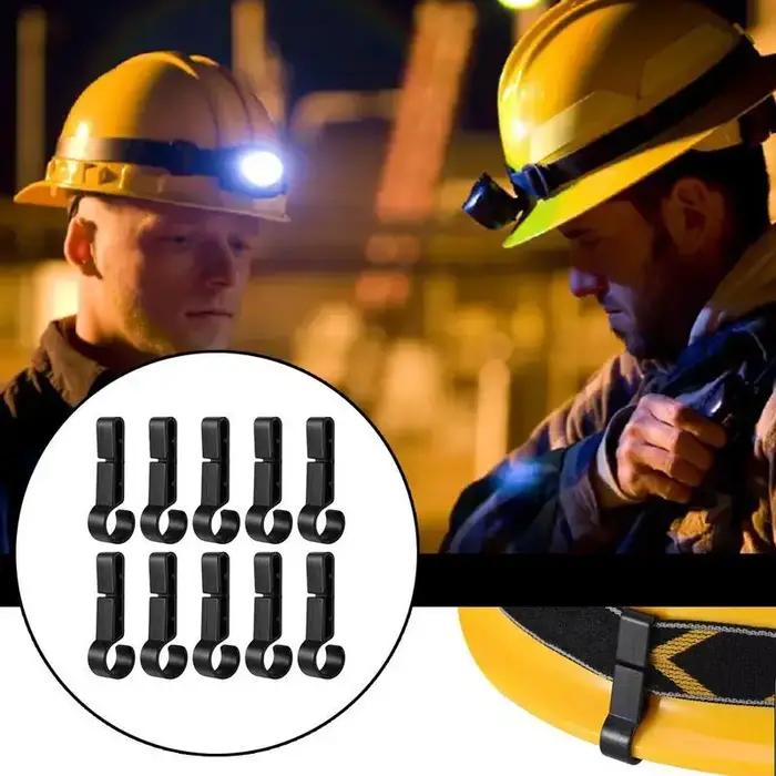 Clips de lampe frontale pour casque rigide