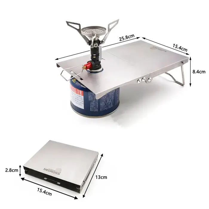 Accessoire de réchaud à gaz pliable portable d'extérieur