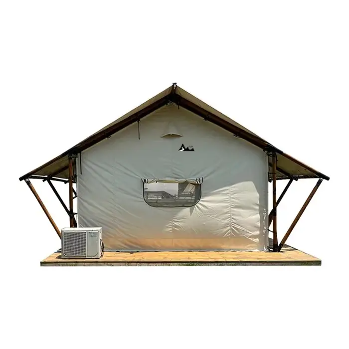 Tente de luxe 5x9m toutes saisons pour glamping extérieur