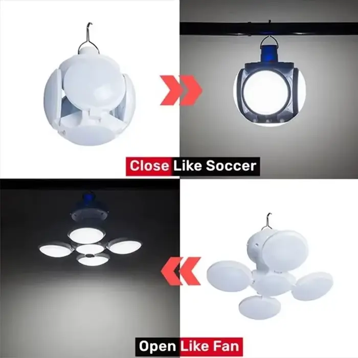 Lanterne solaire portative de Camping Led Rechargeable lampe de tente suspendue extérieure ampoules 