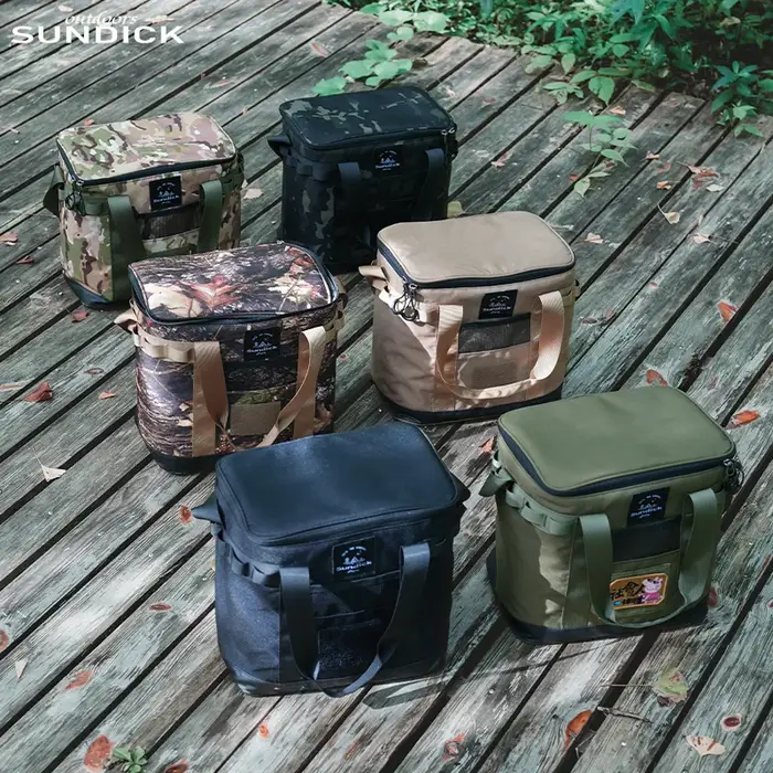 Sac isotherme bandoulière pour camping en plein air, sac de rangement portable, sac de pique-nique pour activités de plein air
