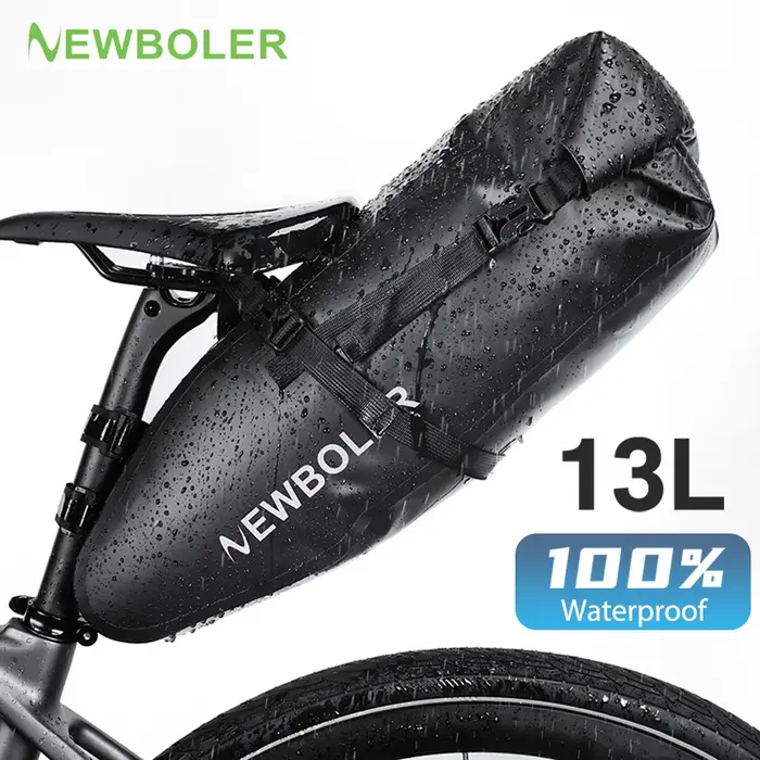 NEWBOLER sac de vélo étanche 13L grande capacité sac de selle