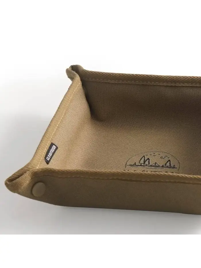 Plateau organisateur de Camping Portable 1 pièce, boîte de rangement compacte pour la maison et les