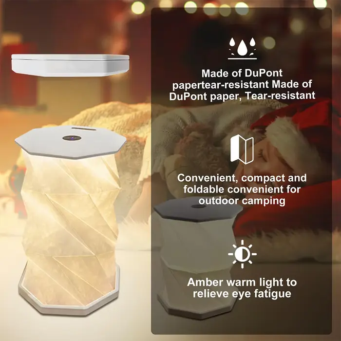 Lampe de Table pliable Portable