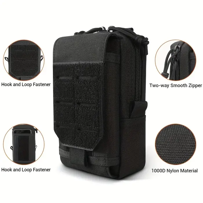 1 pièce Sac banane tactique Molle économique pour homme