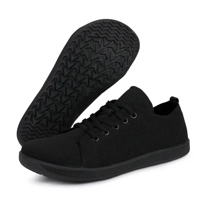 Chaussures pieds nus à bout large pour hommes et femmes, baskets de marche minimalistes |   Semelle 