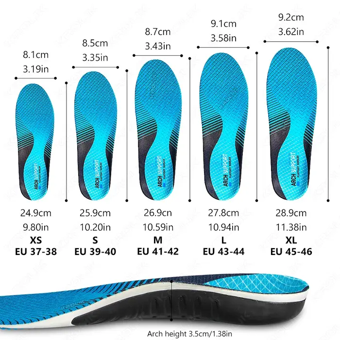 UPAKME – semelles intérieures de chaussures de sport pour hommes et femmes