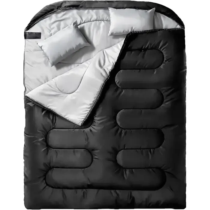 Sacs de couchage doubles pour deux adultes