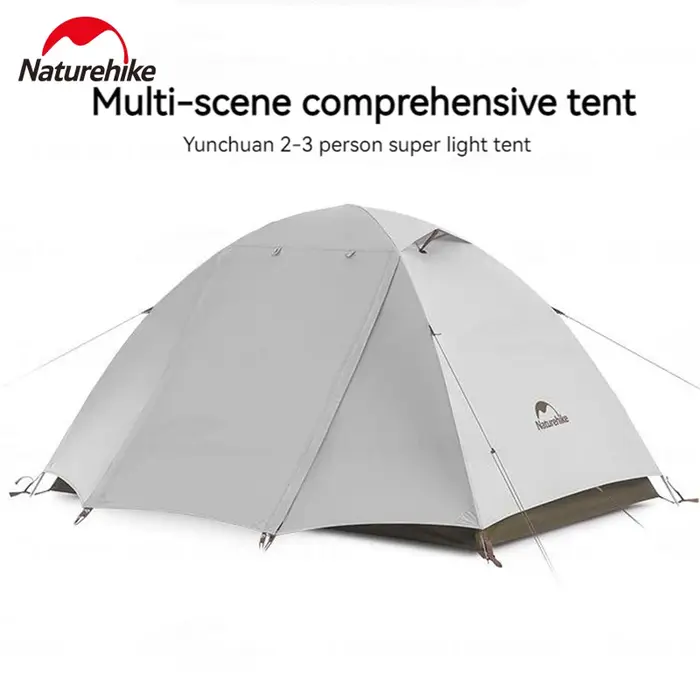 Tente de camping ultralégère Naturehike UPF50+ pour 2-3 personnes