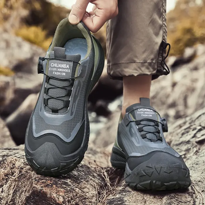 Baskets de Trekking à boucle rotative pour hommes