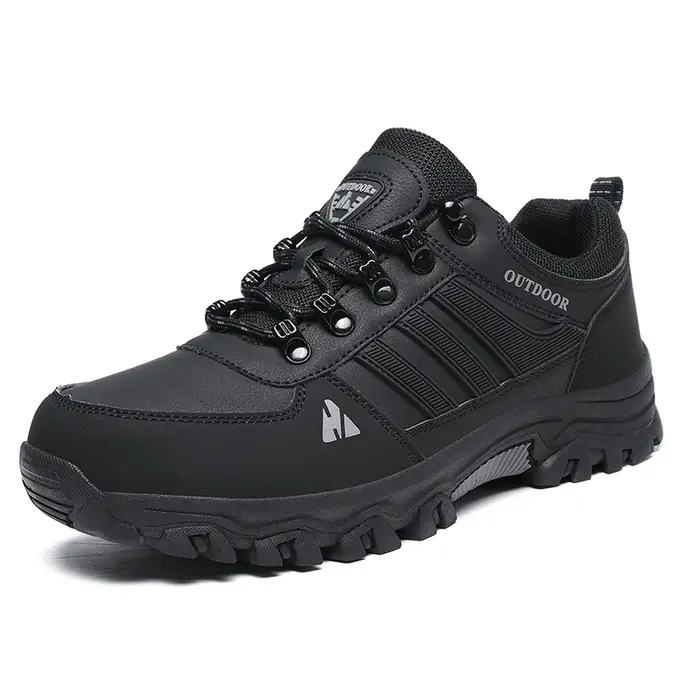 Chaussures de randonnée pour hommes, imperméables, en cuir, antidérapantes, confortables, pour la ch