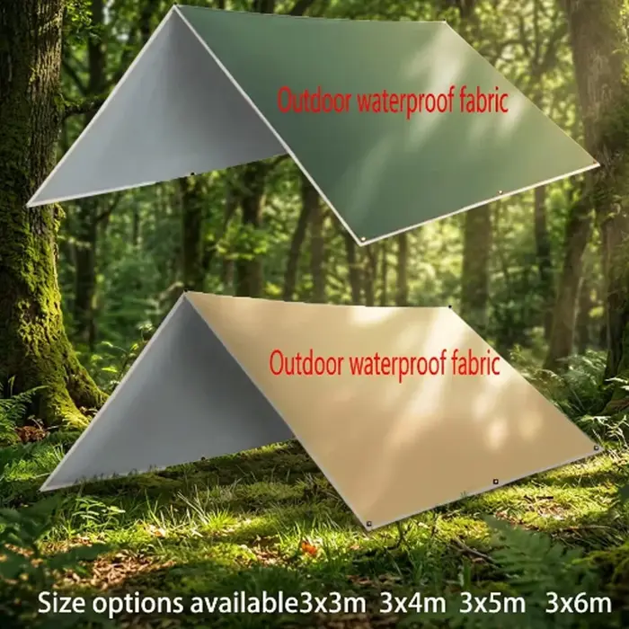 Grande Tente de Camping Extérieure Imperméable avec Protection UV et Pare-Soleil pour Pique-niques