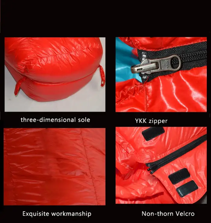 Sac de couchage de camping ultraléger pour l'extérieur, rempli de duvet d'oie chaud, style maman adulte, sac de couchage de voyage, camping, randonnée