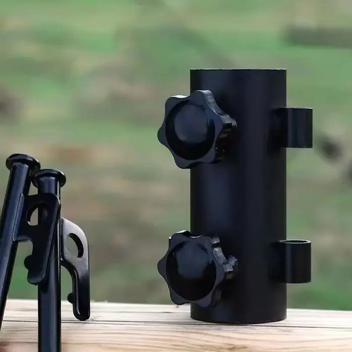 1 pièce Accessoires de fixation pour tente de camping extérieure, pour fixation de bâche, de mât de tente et de tube de support de tige, Outils de camping
