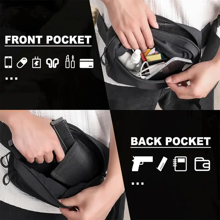 Sac de transport dissimulé pour pistolet