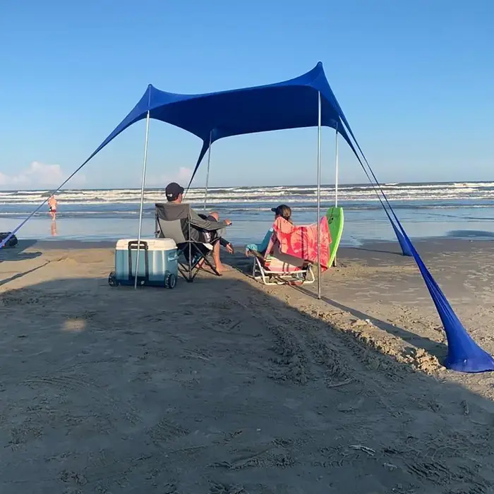 Poteaux de tente télescopiques en alliage d'aluminium