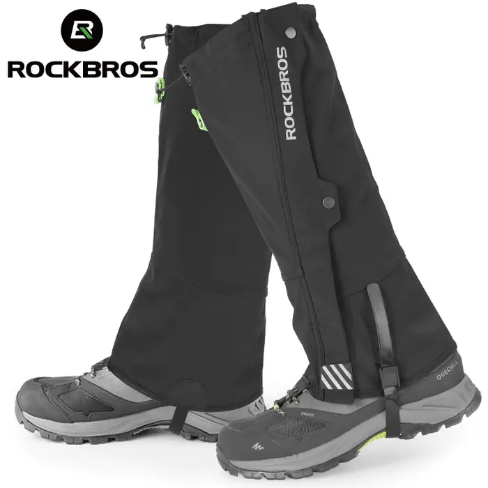 ROCKBROS imperméable à l'eau en plein air randonnée marche escalade chasse neige Legging guêtres Ski