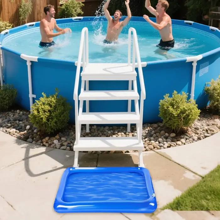 Bassin de lavage de pieds gonflable pour piscine
