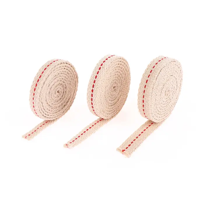 Mèche de lampe à kérosène en coton tressé, huile plate pour lanterne, 1m