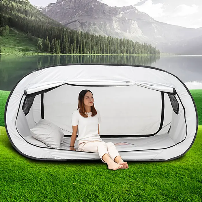 Nouvelle tente de lit de confidentialité pliante extérieure Camping