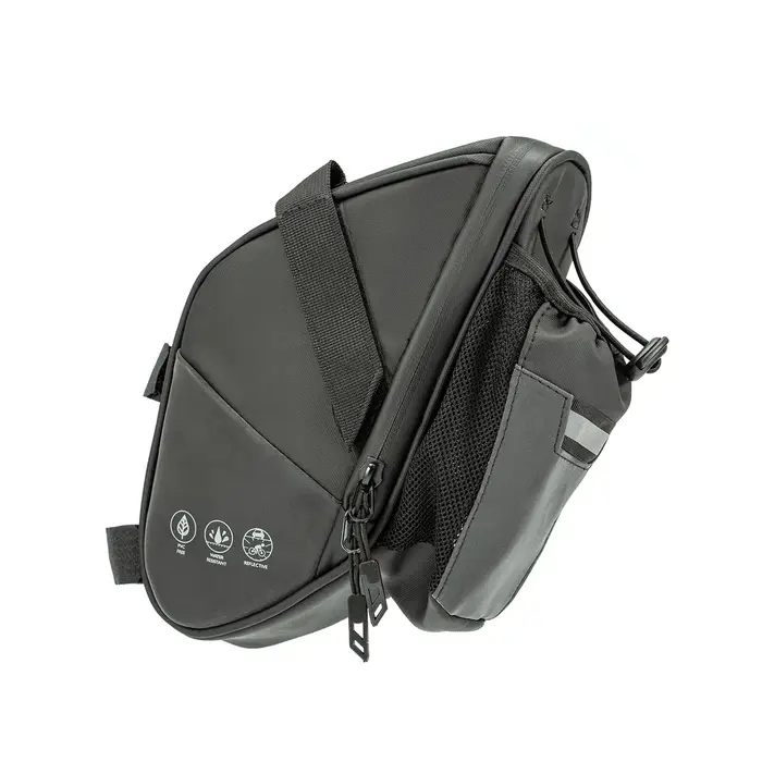 Sac de selle de vélo étanche, sac de rangement sous le siège arrière de vélo, poche pour bouteille d