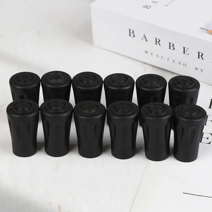 Six bâtons de randonnée antidérapants, capuchons de protection, coussinets en plastique pour couvre-pieds pour bas de bâtons d'escalade