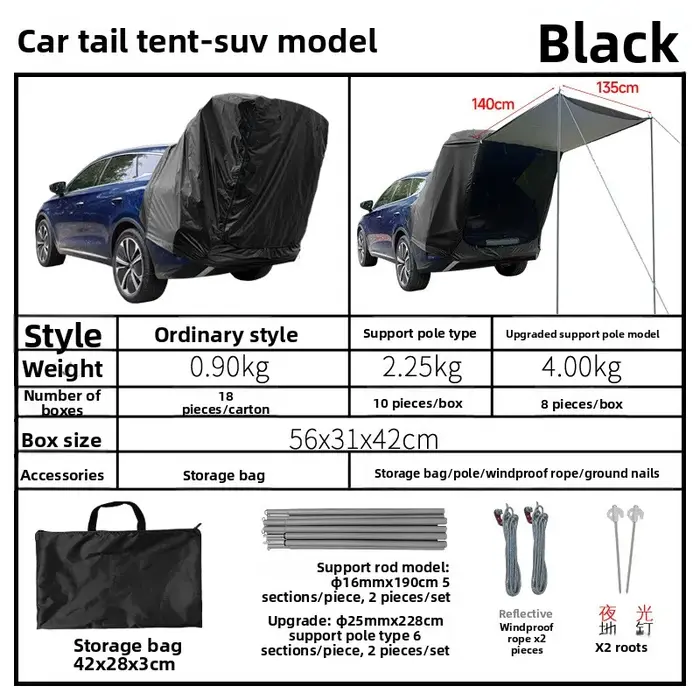 Tente de camping extérieure