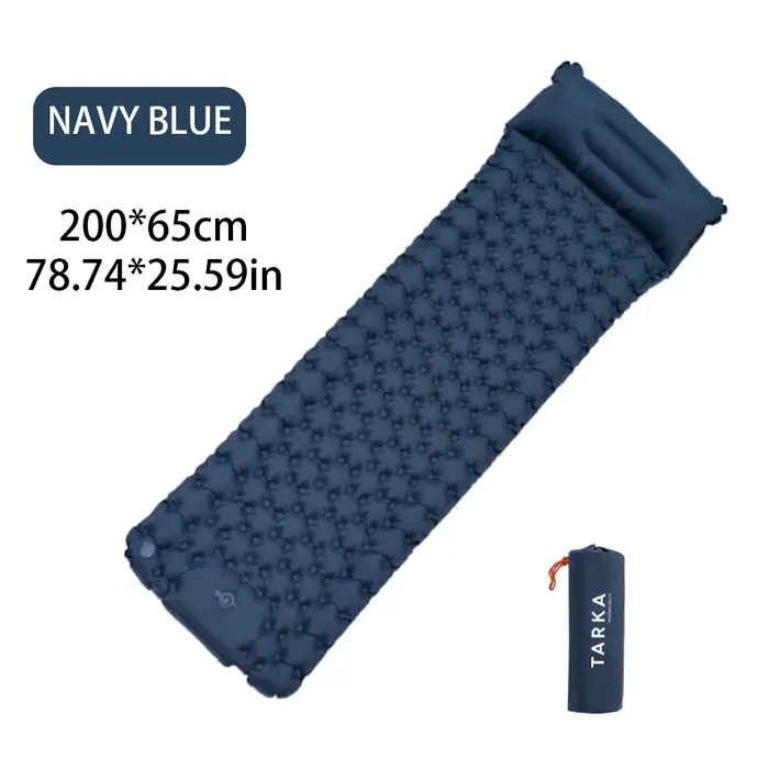 TARKA – matelas gonflable d'extérieur, tapis de Camping, Chusion d'air auto-gonflant de 2m de Long, coussinets de couchage épissables pour voyage de randonnée sauvage