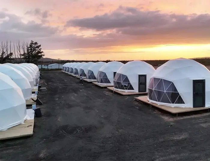 Dôme de Glamping de Luxe, Tentes Géodésiques, Grandes Tentes de Camping de Luxe, Dôme Hôtelier Sphérique pour un Ciel Étoilé, Tente d'Extérieur à Vendre, Personnalisable