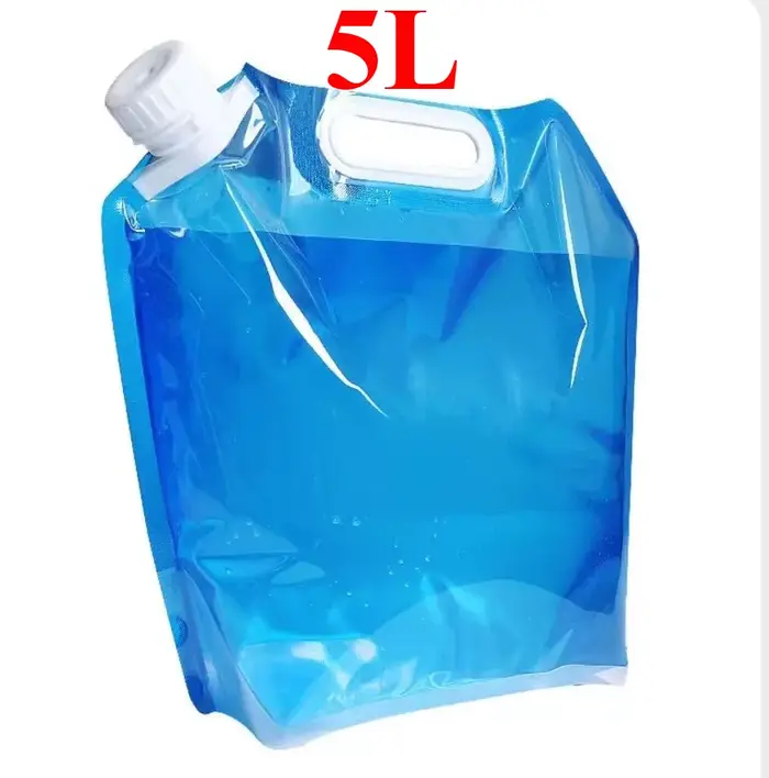 Peut Camping Supplie 5/10L Camping sac d'eau Portable pliant seau d'eau grand récipient d'eau en ple