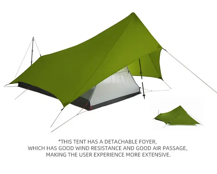FLAME'S CREED XUNSHANG – tente de Camping ultralégère 20D