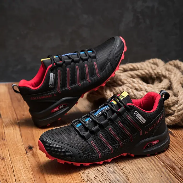 Chaussures de randonnée en plein air, chaussures de sport antidérapantes, légères, pour hommes, chaussures de sport tactiques pour hommes
