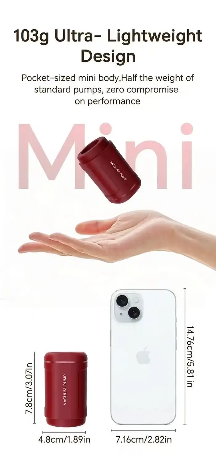 Mini Pompe à Vide, Ventouse Forte 5000Pa