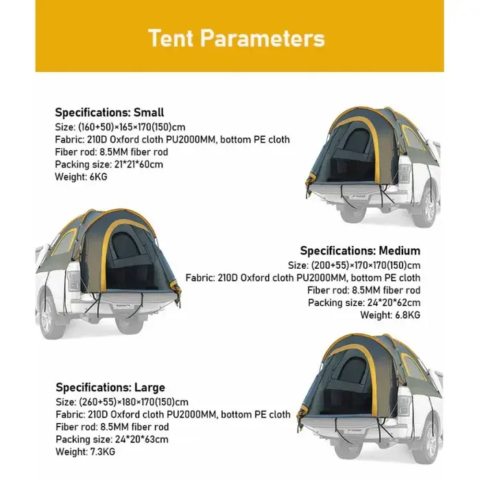 037 Tente de camping portable imperméable
