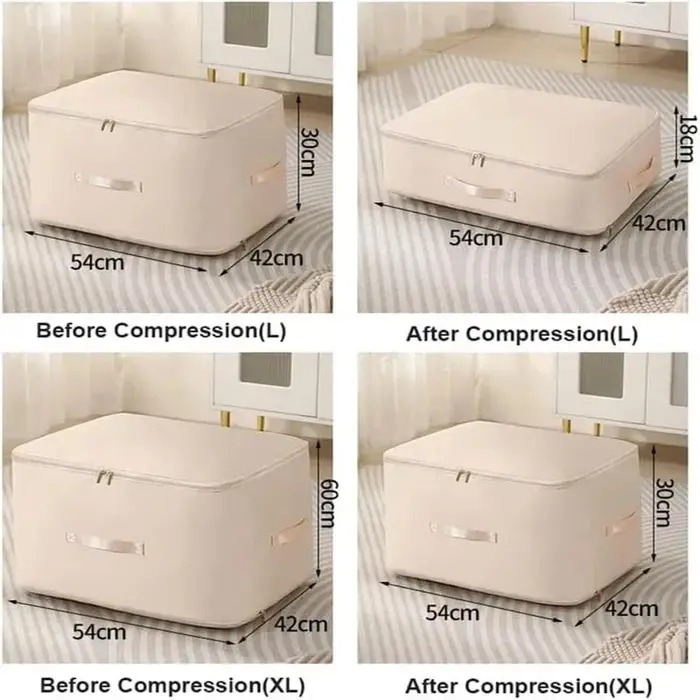 Sac de rangement à Compression anti-poussière
