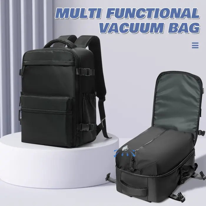 Sac à dos de voyage Airbag 43x29x15 sac de cabine avion, Ryanair 40x25x20 sac à dos électrique sous vide bagage à main, sac à dos Durable