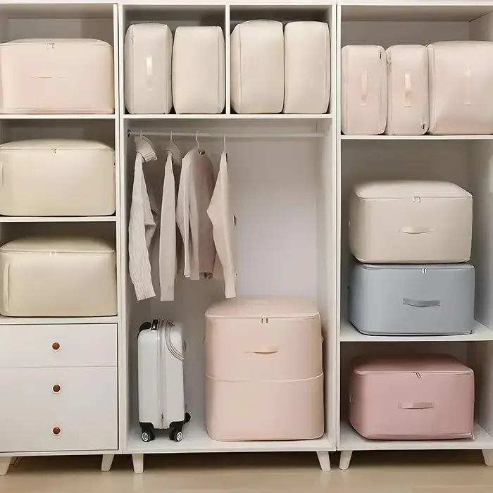 1 sac de compression grand format pour couettes et vêtements