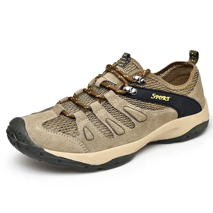 HIKEUP – chaussures d'alpinisme en cuir véritable pour hommes
