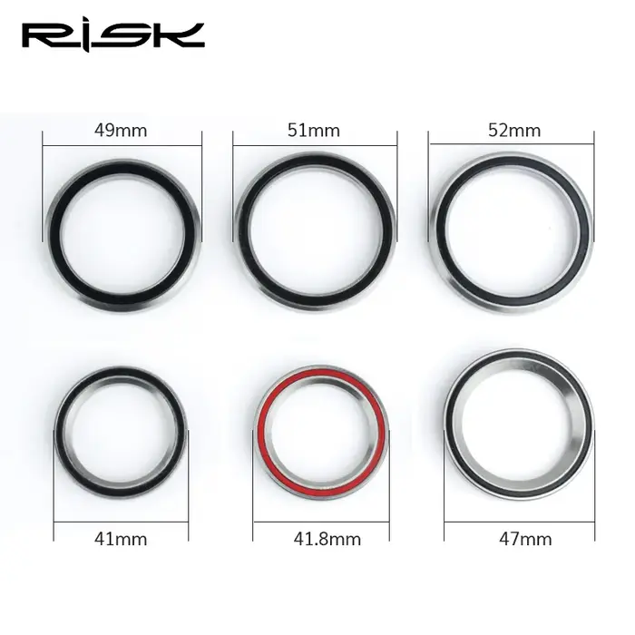 Risque vélo casque roulements 41/41.8/47/49/52mm vtt route vélo casque roulement réparation pièces e