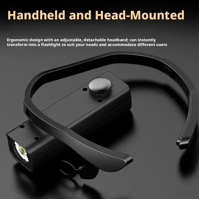 Lampe frontale à clip d'oreille 2026 – Phare LED lumineux