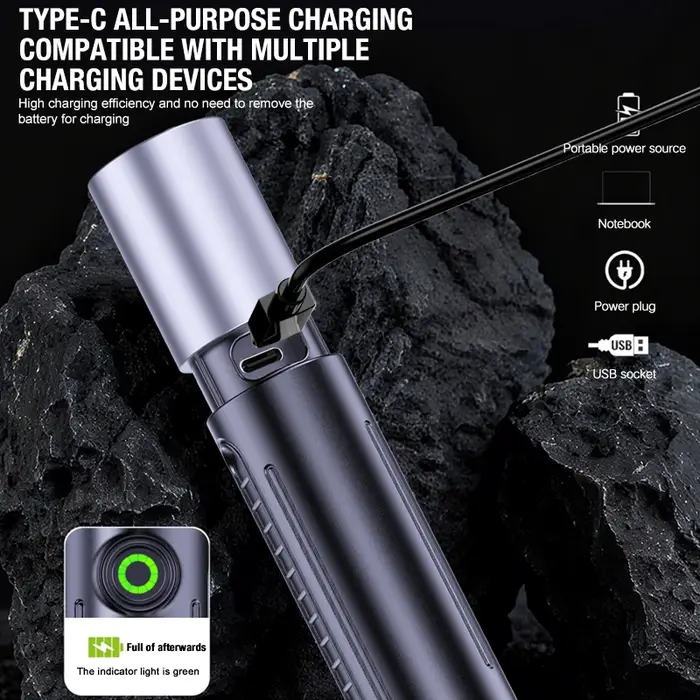 Lampe torche puissante pour l'extérieur