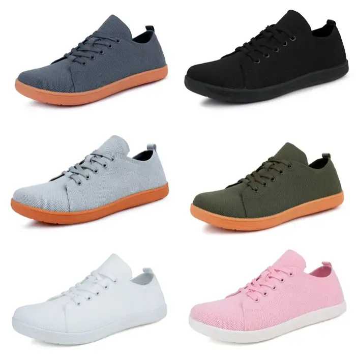 Chaussures pieds nus à bout large pour hommes et femmes