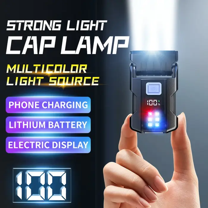 Lampe de poche multifonctionnelle à chargement Usb
